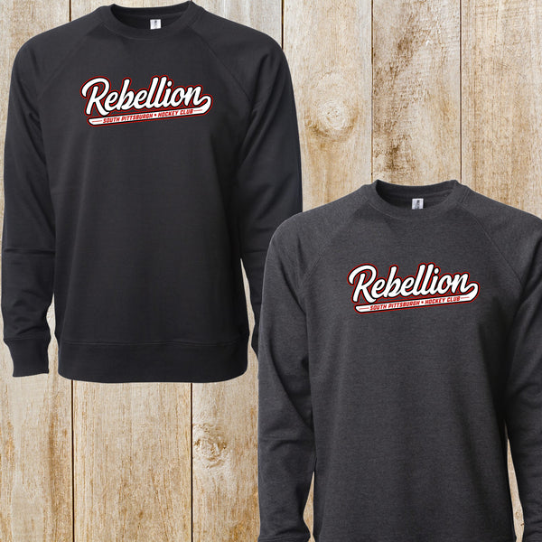 Rebellion lightweight loopback Terry crewneck sweatshirt