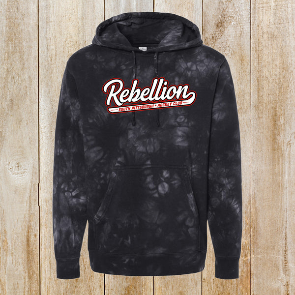 Rebellion tie-dyed hoodie (unisex and youth)
