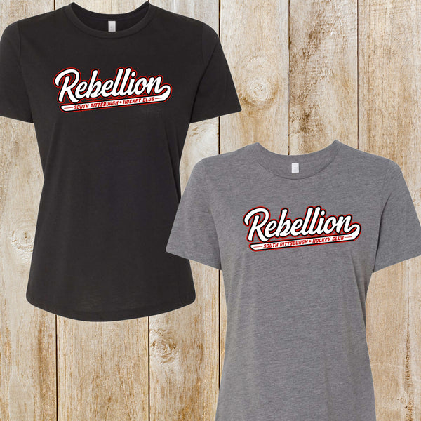 Rebellion women's relaxed fit triblend tee