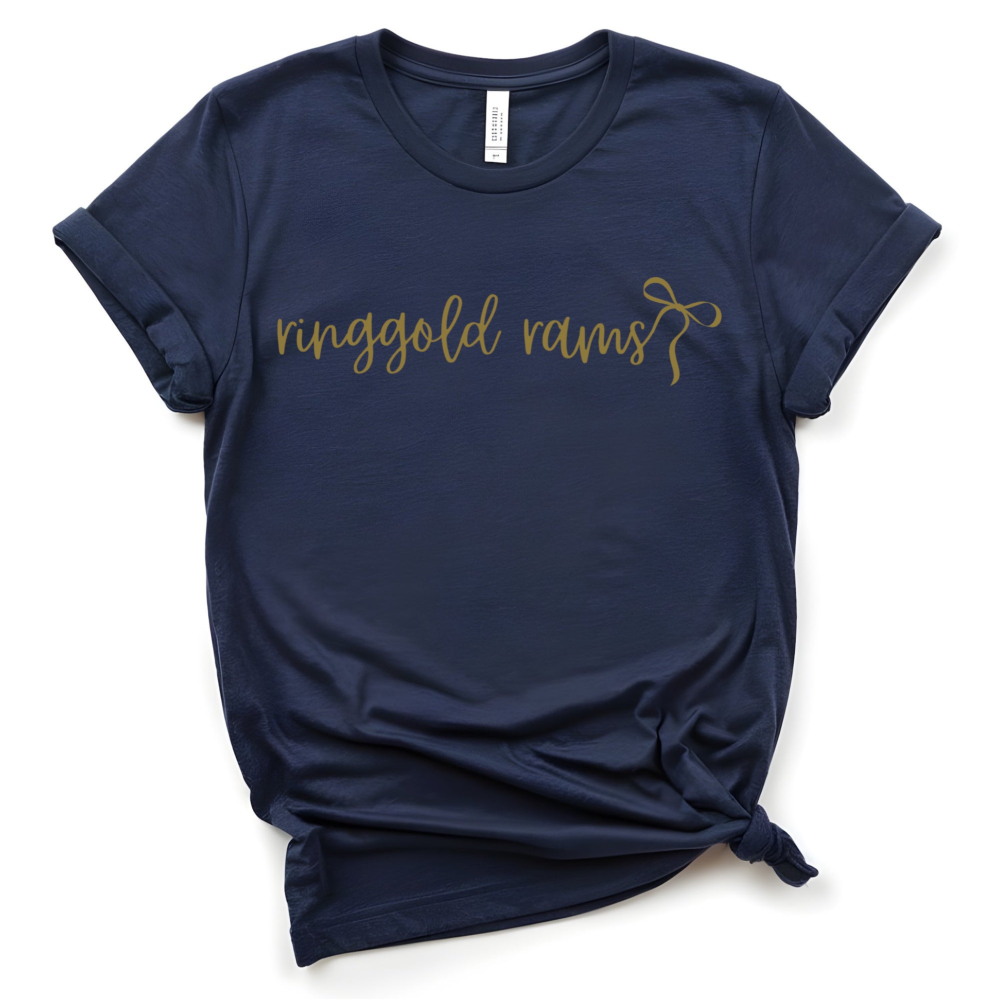Ringgold Rams bow (gold)