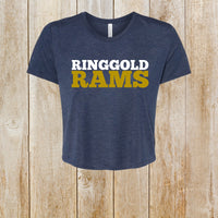 Ringgold women's crop tee