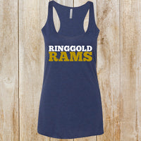 Ringgold women's tri-blend racerback tank