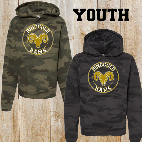 RESN Youth Camo hoodie