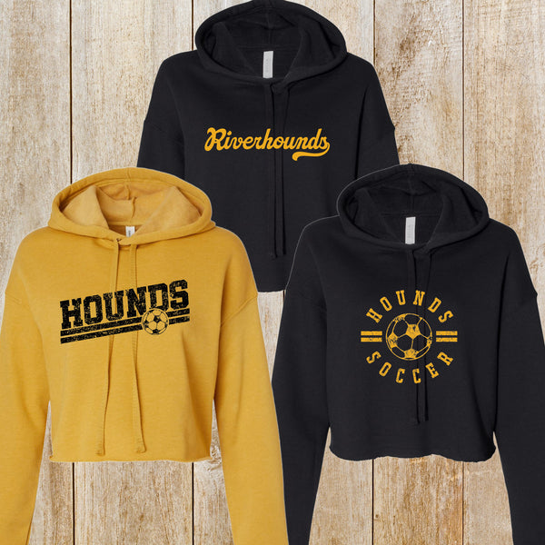 Riverhounds Bella + Canvas CROP hoodie