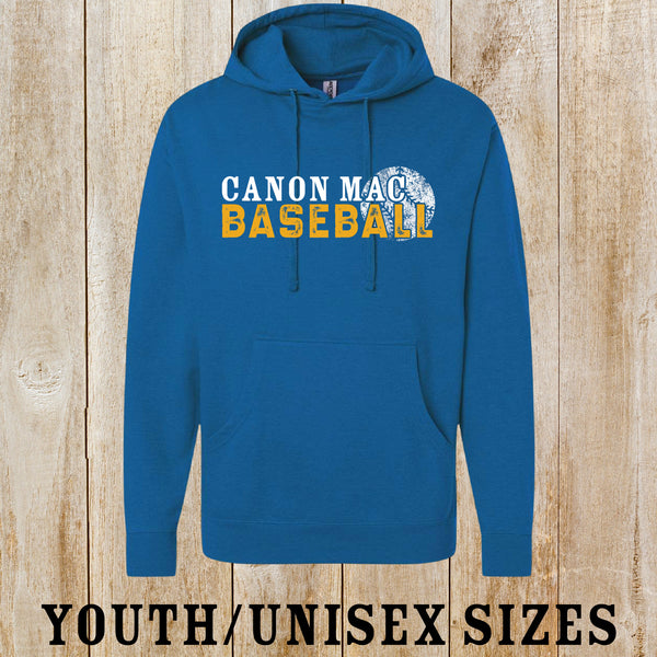 CM baseball Youth or Adult hoodie