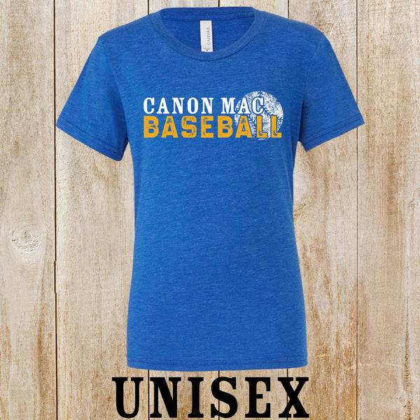 CM baseball tri-blend unisex tee