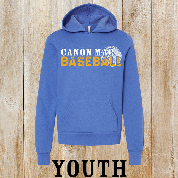 CM baseball Youth fleece hoodie