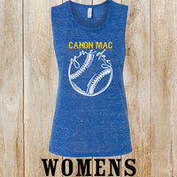CM softball Game Day Womens Muscle Tank