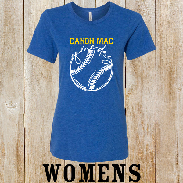 CM softball Game Day women's relaxed fit tee