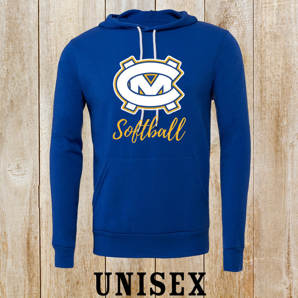 CM softball logo Unisex Fleece Hoodie