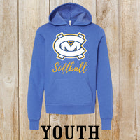 CM softball logo youth hoodie