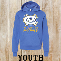 CM softball logo youth hoodie
