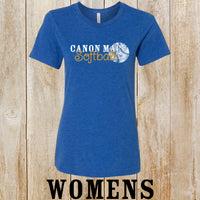 CM softball women's relaxed fit tee