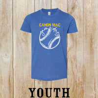 CM softball Game Day youth tee