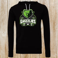 Grizzlies Youth and Adult Unisex Fleece Bella Canvas Hoodie