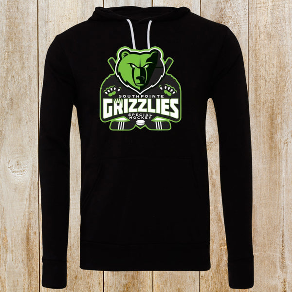 Grizzlies Youth and Adult Unisex Fleece Bella Canvas Hoodie