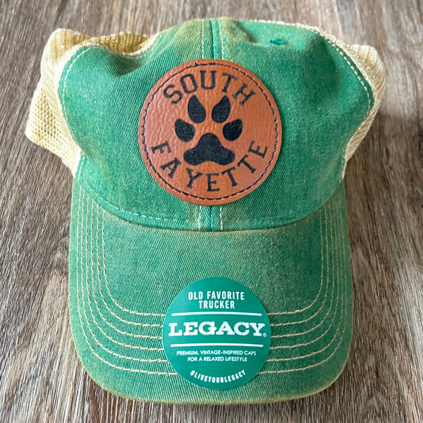 South Fayette Leather Patch Distressed Legacy Hat