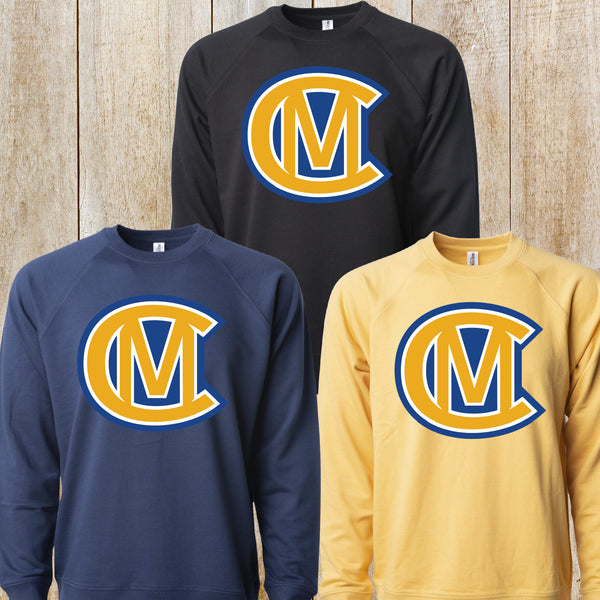 CM logo crewneck sweatshirt