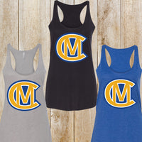 CM logo Womens Racerback Tank