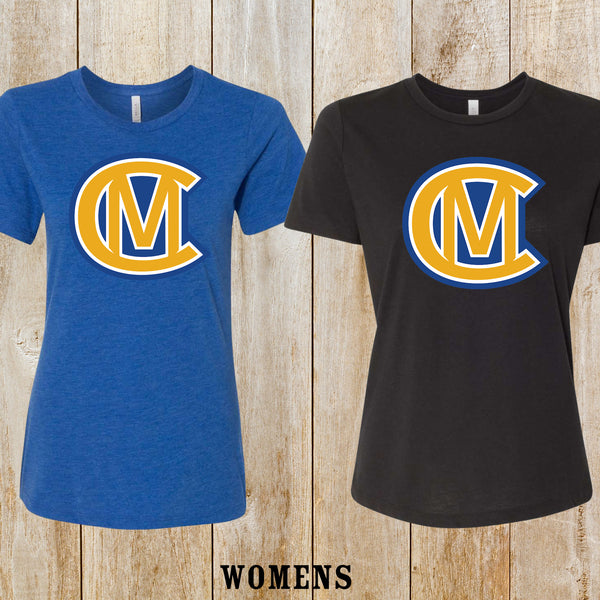 CM logo women's relaxed fit tee