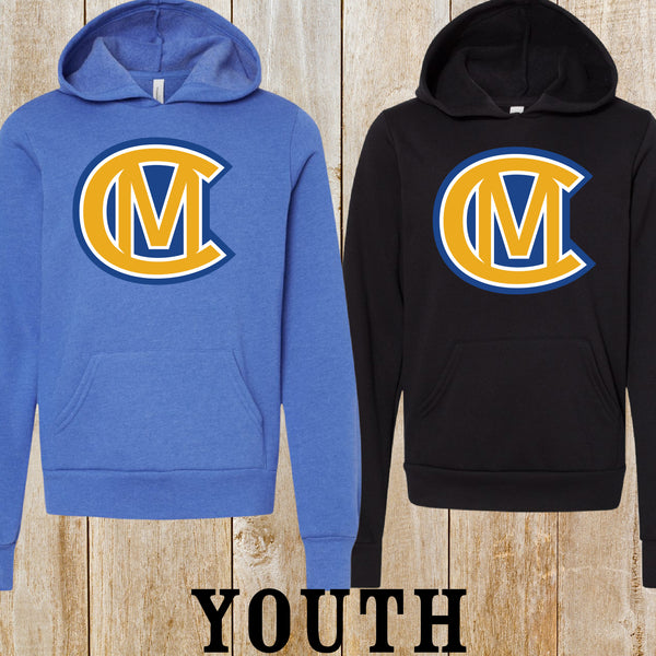 CM logo Youth fleece hoodie