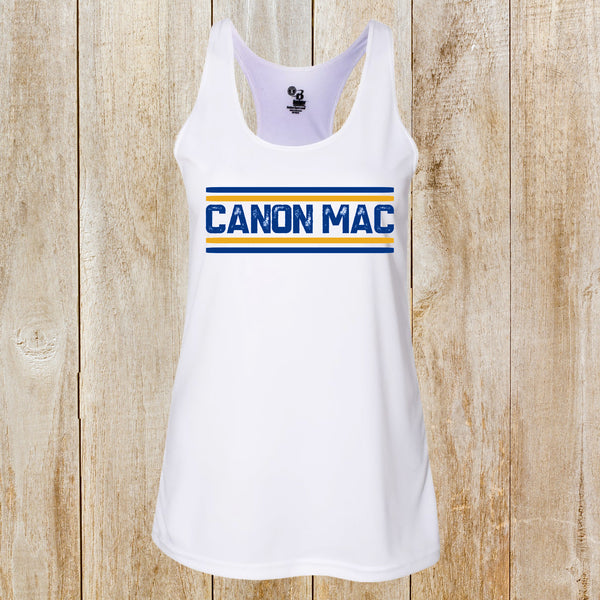 Canon Mac women's performance racerback tank