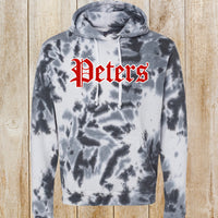 Peters Tie-Dyed Fleece Hooded Sweatshirt