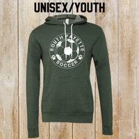 South Fayette Soccer circle design fleece hoodie - Unisex and Youth