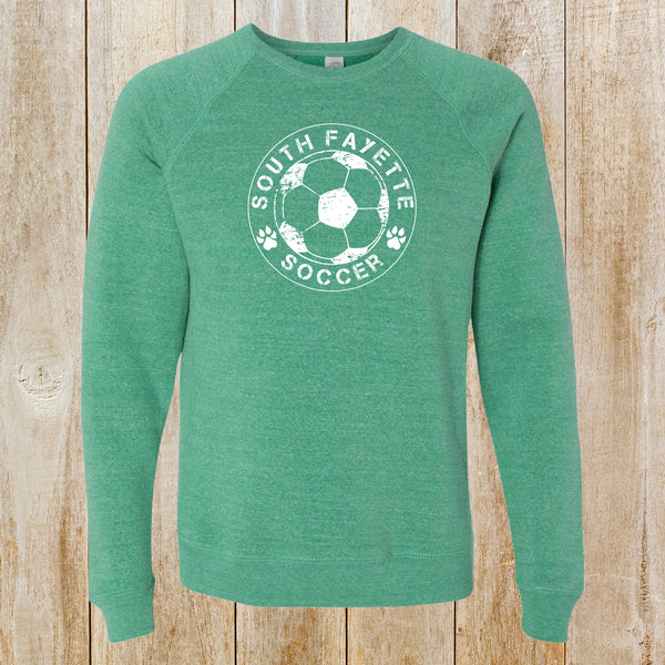 South Fayette Soccer circle design crewneck sweatshirt