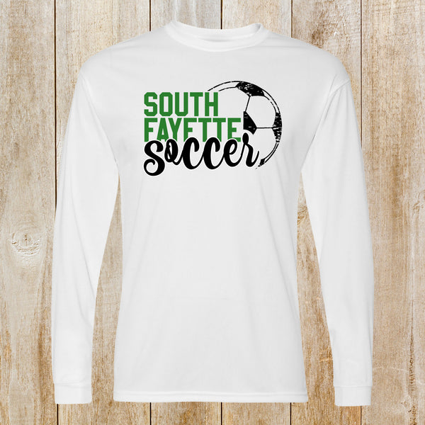 South Fayette Soccer design Long sleeved Performance tech tee