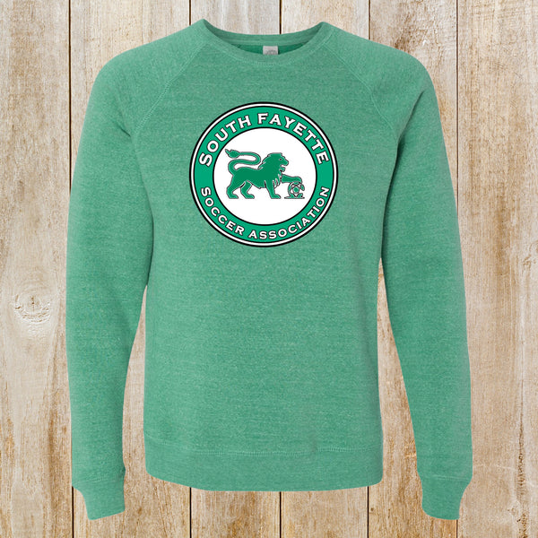 South Fayette Soccer Special Blend Raglan crewneck sweatshirt