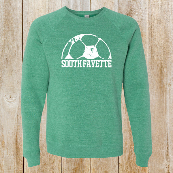 South Fayette Soccer Special Blend Raglan crewneck sweatshirt