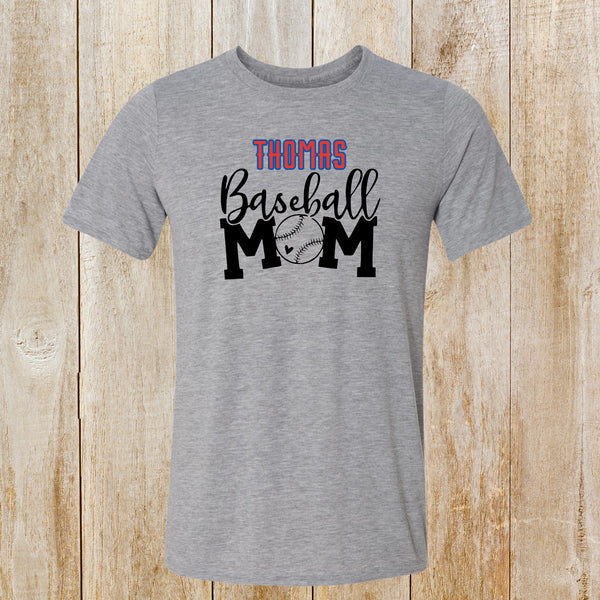 Thomas Baseball Mom Short-Sleeved T-shirt