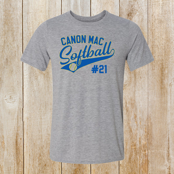 Canon Mac Softball Short-Sleeved T-shirt