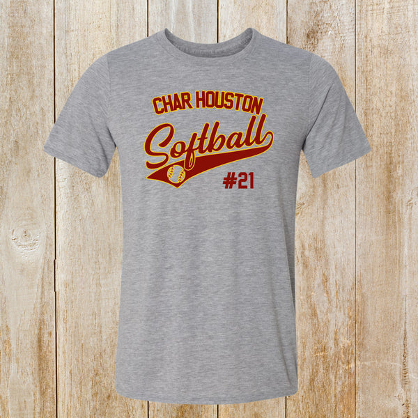 Chartiers Houston Softball Short-Sleeved T-shirt
