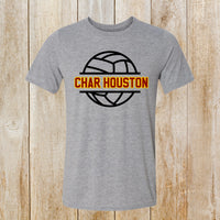 Char Houston Volleyball Short-Sleeved T-shirt