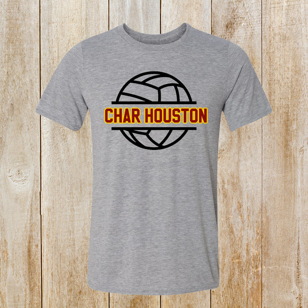Char Houston Volleyball Short-Sleeved T-shirt