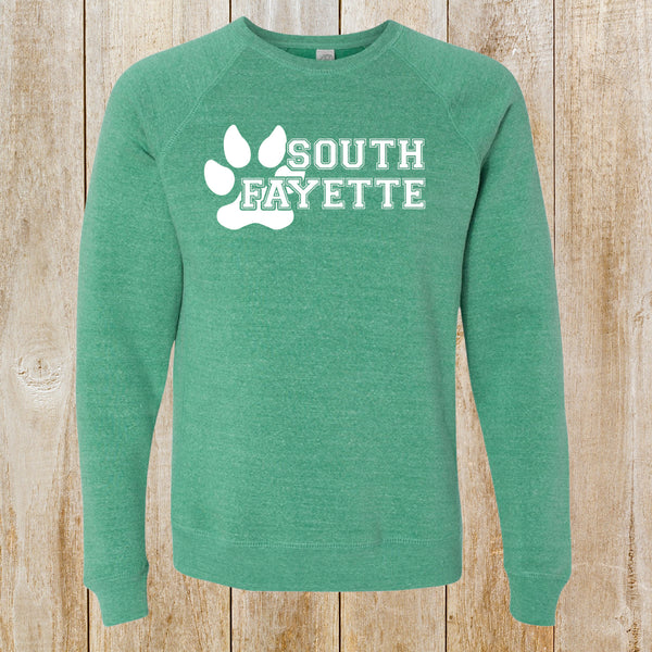 South Fayette Lion Paw crewneck sweatshirt