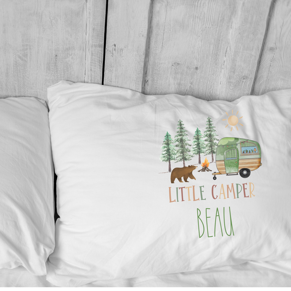 Little Camper Personalized Pillowcase