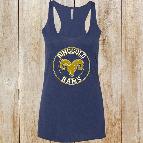 Ringgold circle design women's tank