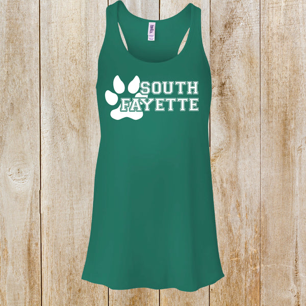 South Fayette Bella + Canvas flowy racerback tank