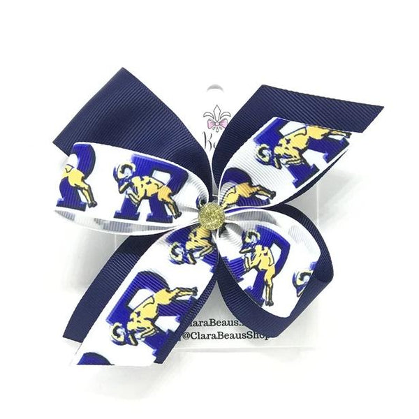 Ringgold logo hair bows - Clara Beaus Co